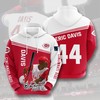 Cincinnati Reds Eric Davis Usa Baseball Hoodie With 3D Graphic
