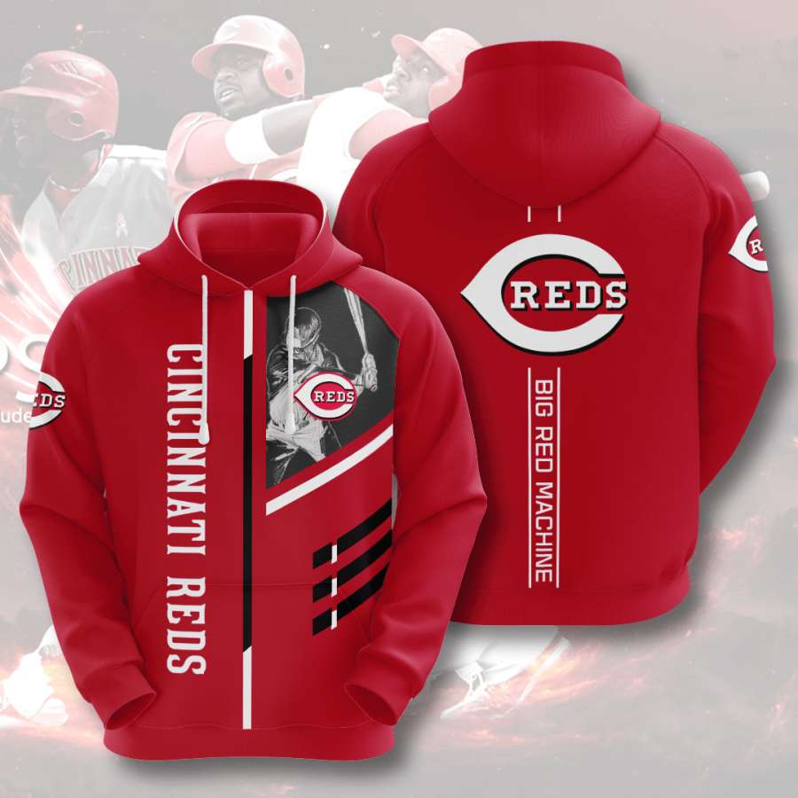 Cincinnati Reds Mlb 3D All Over Print Hoodie With Classic Design