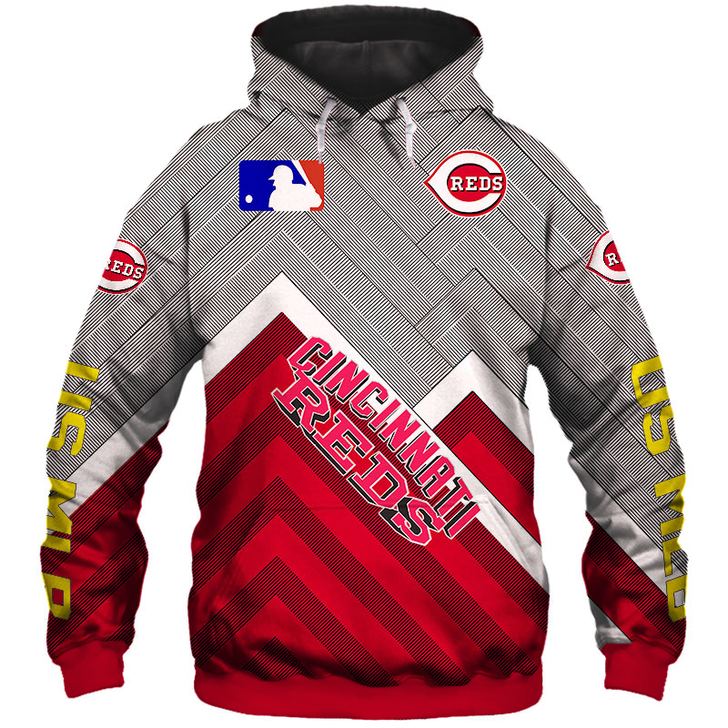 Cincinnati Reds Mlb Camo 3D All Over Print Zip-Up Hoodie For Fans