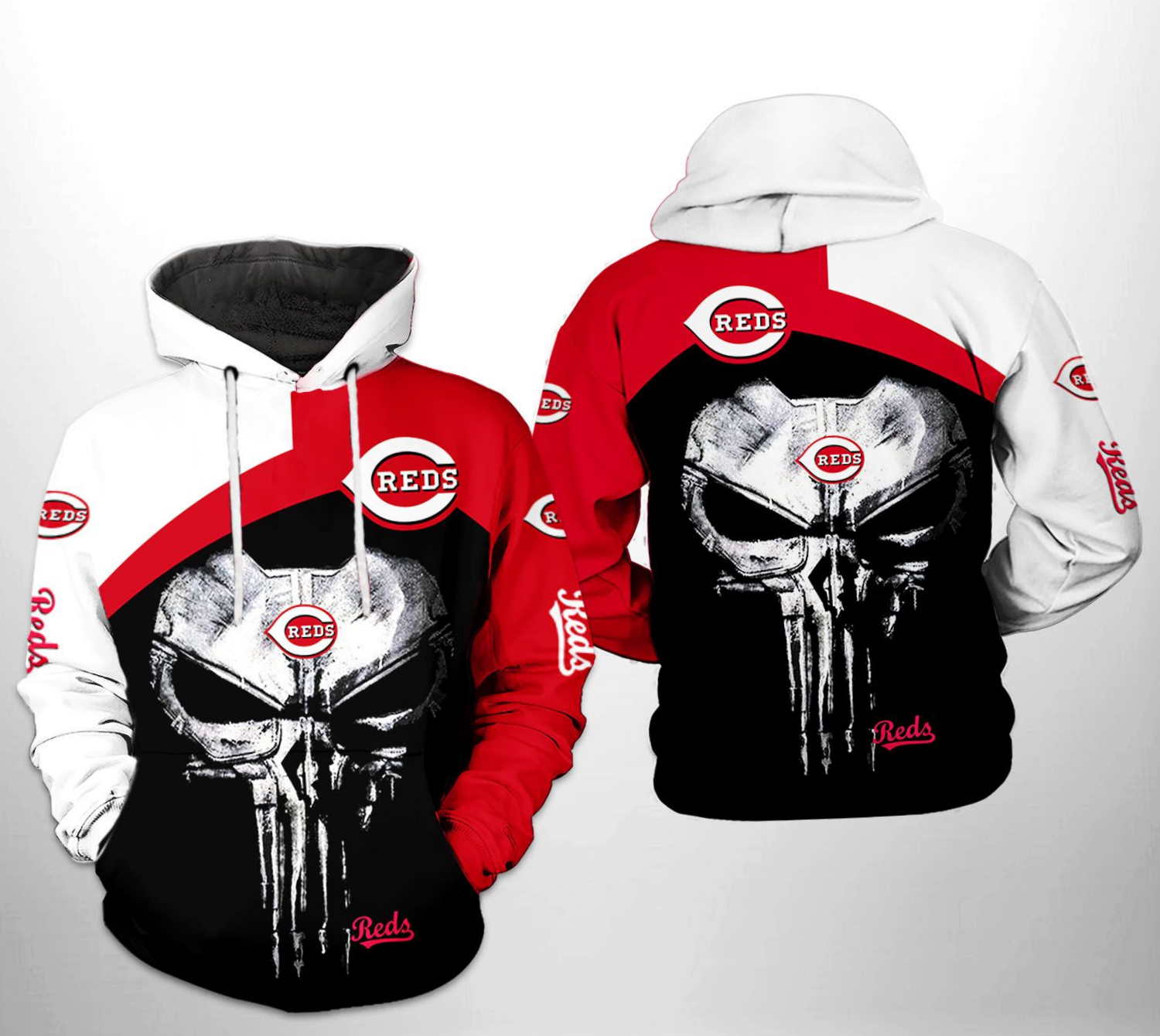 Cincinnati Reds Mlb Team 3D All Over Print Hoodie For Baseball Fans