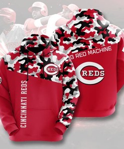 Cincinnati Reds Team All Over Print 3D Hoodie For Baseball Fans