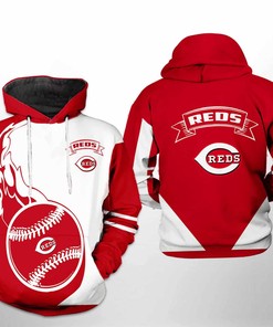 Cincinnati Reds Us Flag 3D Zip-Up Hoodie For Fans With All Over Print