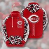 Cincinnati Reds Usa Baseball 3D Hoodie With Zipper