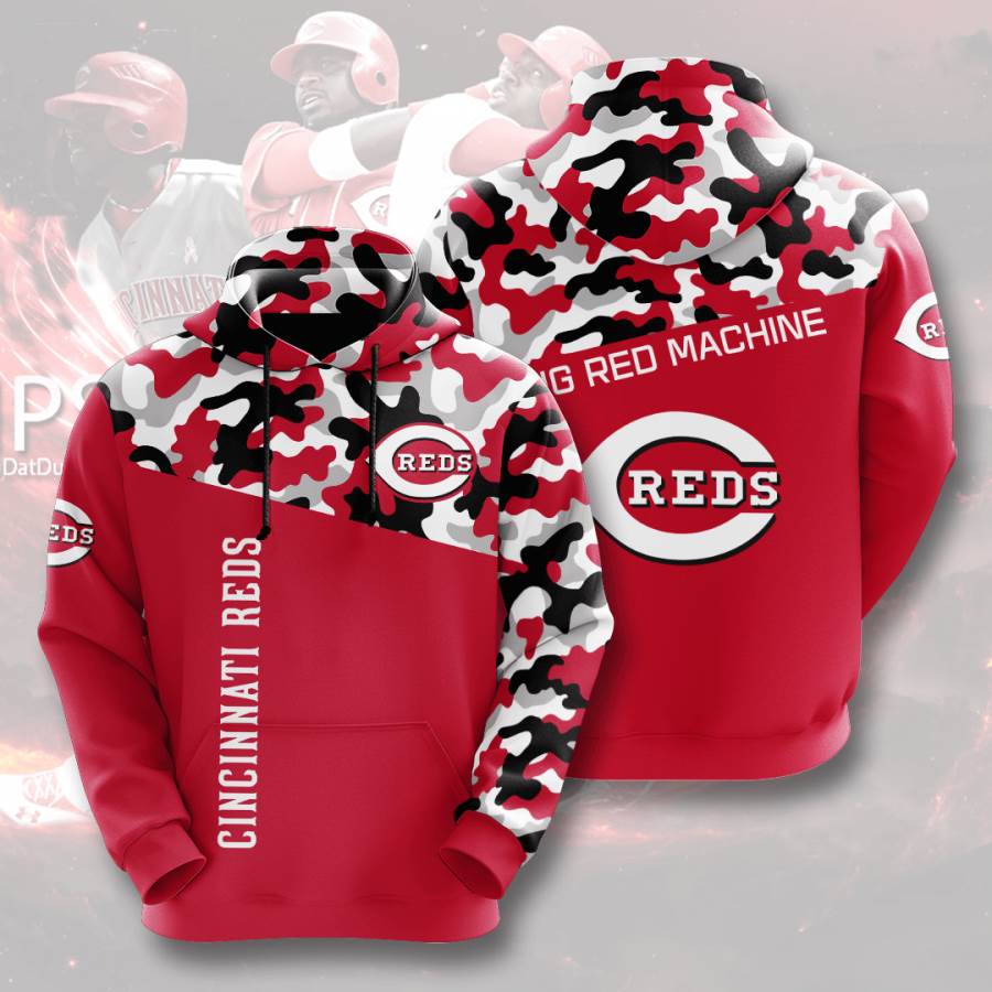 Cincinnati Reds Usa Baseball Sport All Over Print 3D Hoodie
