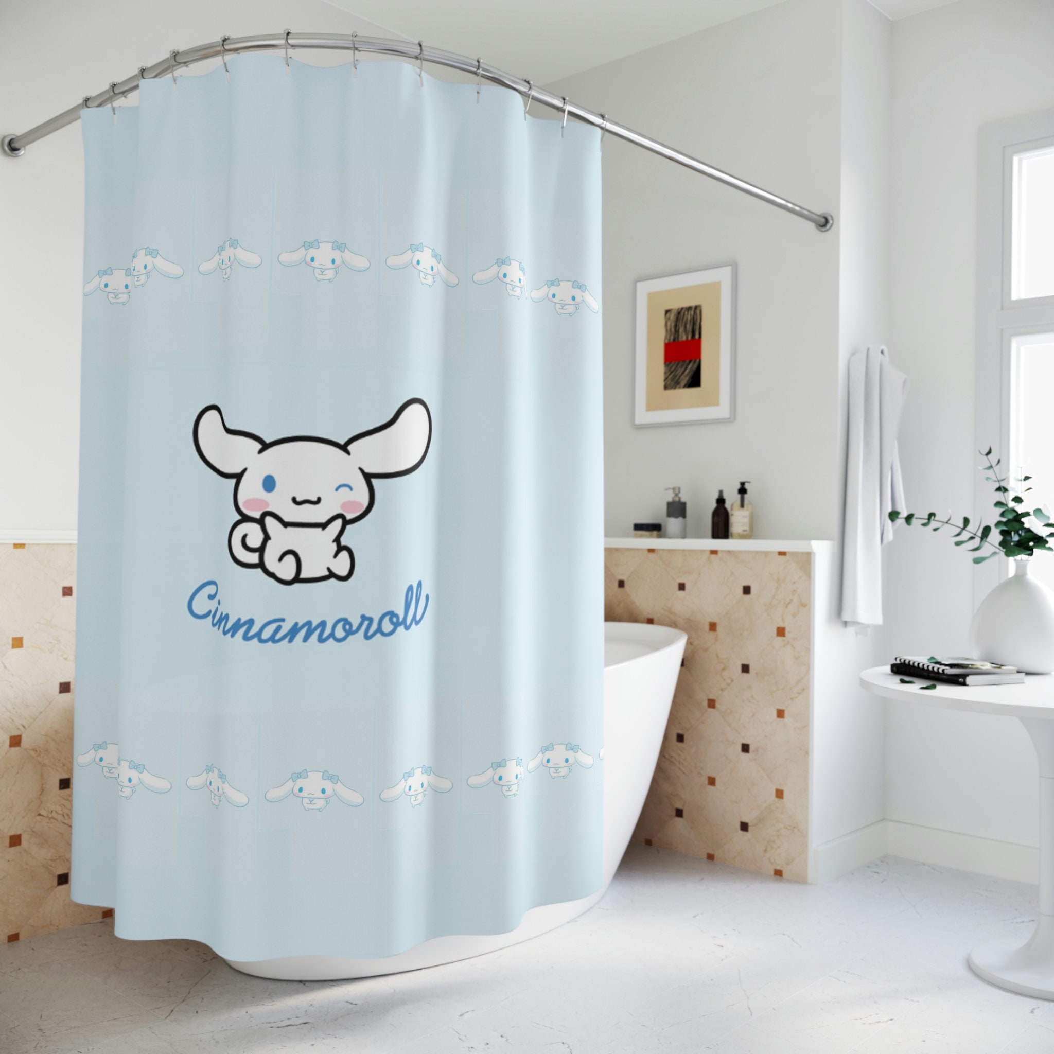 Cinnamoroll Shower Curtain For A Cute And Kawaii Bathroom - Image 3