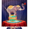 Circus Elephant Shower Curtain For A Retro And Fun Bathroom