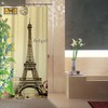 City View Eiffel Tower Shower Curtain, Home Textiles Bathroom Decor
