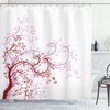 Classic And Elegant Floral Shower Curtain For A Sophisticated Bathroom