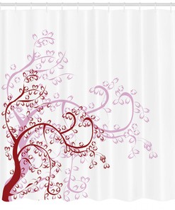 Classic And Elegant Floral Shower Curtain For A Sophisticated Bathroom