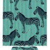 Classic Black and White Zebra Pattern Shower Curtain for Stylish Bathrooms