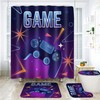 Classic Video Game Shower Curtain For A Retro Bathroom Decor, Geeky Bathroom Accessories