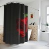 Classic and Elegant Rose Shower Curtain for Any Bathroom