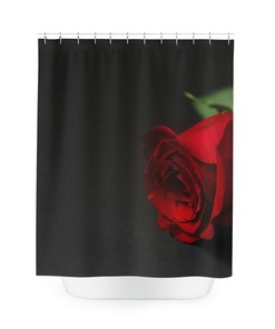 Classic and Elegant Rose Shower Curtain for Any Bathroom