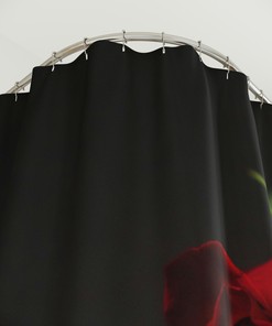 Classic and Elegant Rose Shower Curtain for Any Bathroom