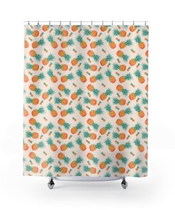 Classy Pineapple Medley Premium Shower Curtain