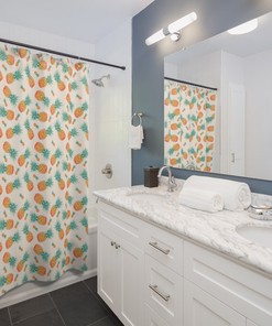 Classy Pineapple Medley Premium Shower Curtain