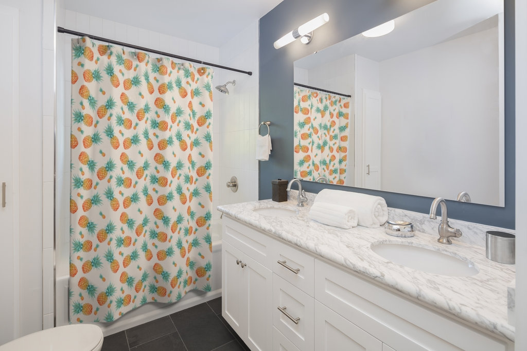 Classy Pineapple Medley Premium Shower Curtain