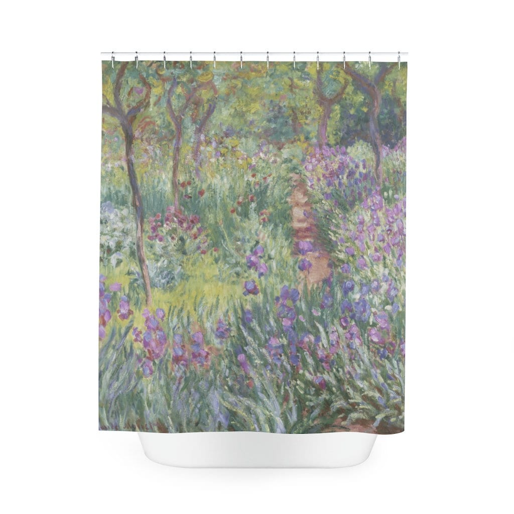 Claude Monet'S Artist Garden Shower Curtain For Artistic And Colorful Bathroom Decor - Image 2