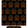 Clawing Back Grizzly Bear Claw Brown Waterproof Shower Curtain