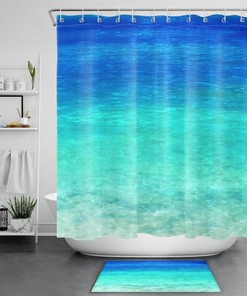 Clear Sea Water Nature Natural Scenery Shower Curtain for a Refreshing Look