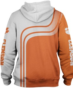 Clemson Tigers 3D Pullover And Zip Up Hoodie All Over Print 3D Gifts For Fans