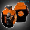 Clemson Tigers Baby Groot Hug Ball 3D Hoodie For Fans