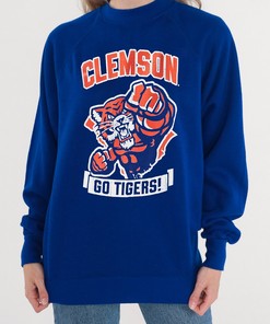 Clemson Tigers Champion - Go Tigers Strong Mascot T-Shirt for Fans