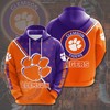 Clemson Tigers Custom All Over Print 3D Hoodie For Fans