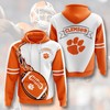 Clemson Tigers Custom All Over Print Hoodie With Sport Design