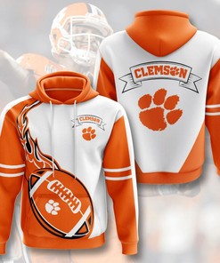Clemson Tigers Custom All Over Print Hoodie With Sport Design