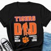 Clemson Tigers Dad - Sons First Hero, Daughters First Love NCAA T-Shirt Hoodie Sweatshirt