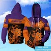 Clemson Tigers Death Skeleton 3D Hoodie With Clemson Theme