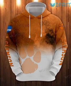 Clemson Tigers Galaxy All Over Print 3D Hoodie With Outer Space Graphic
