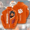 Clemson Tigers Go Tigers 3D Hoodie With All Over Print Graphic