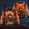 Clemson Tigers Jack Skellington 3D Hoodie With All Over Print Graphic