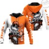 Clemson Tigers Jack Skellington And Zero 3D All Over Print Hoodie