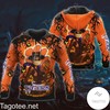 Clemson Tigers Jack Skellington Halloween 3D Zip Hoodie - Ncaa Fans Gift