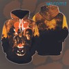 Clemson Tigers Michael Myers Jason Freddy Krueger 3D Hoodie