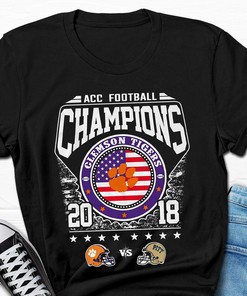 Clemson Tigers NCAA ACC Football Champions 2018 Shirt - Show Your Fan Spirit