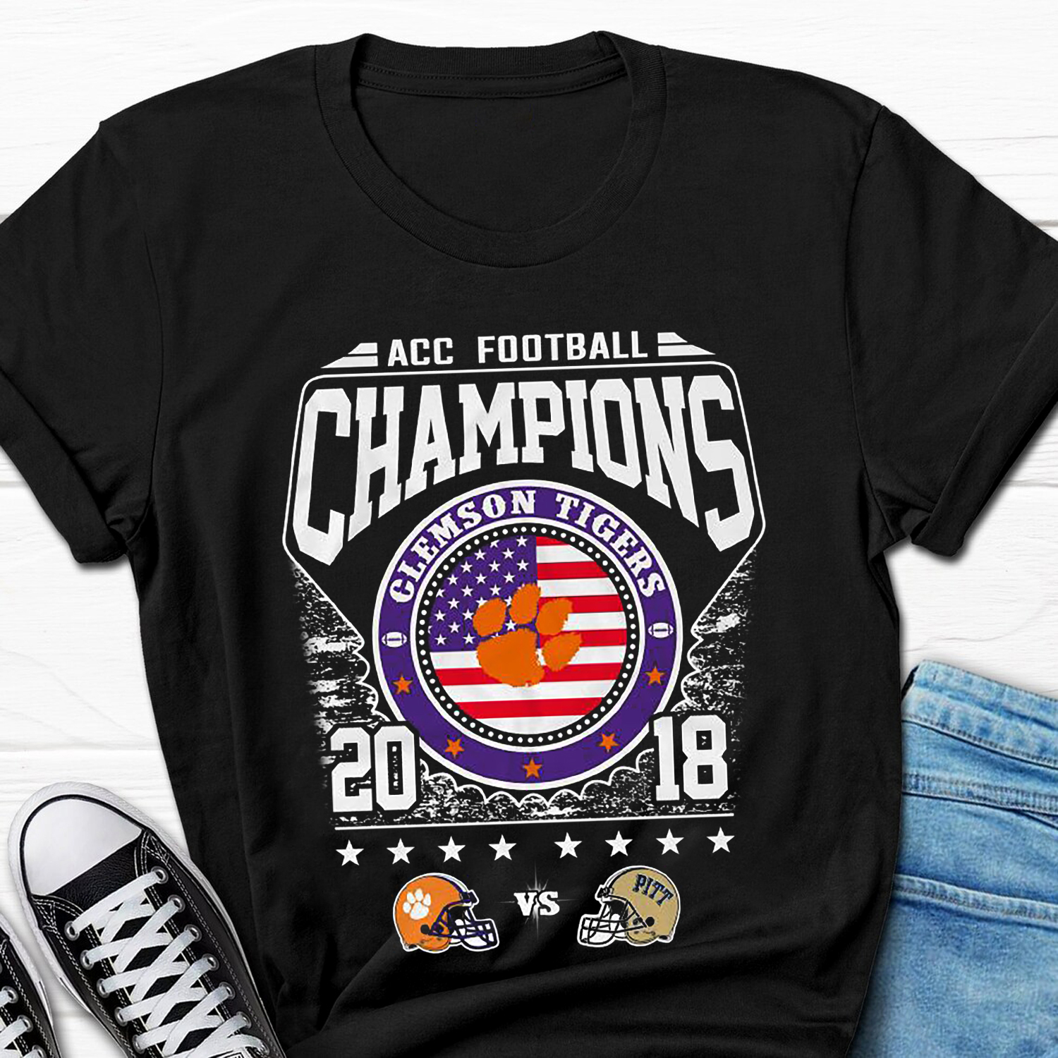 Clemson Tigers NCAA ACC Football Champions 2018 Shirt - Show Your Fan Spirit