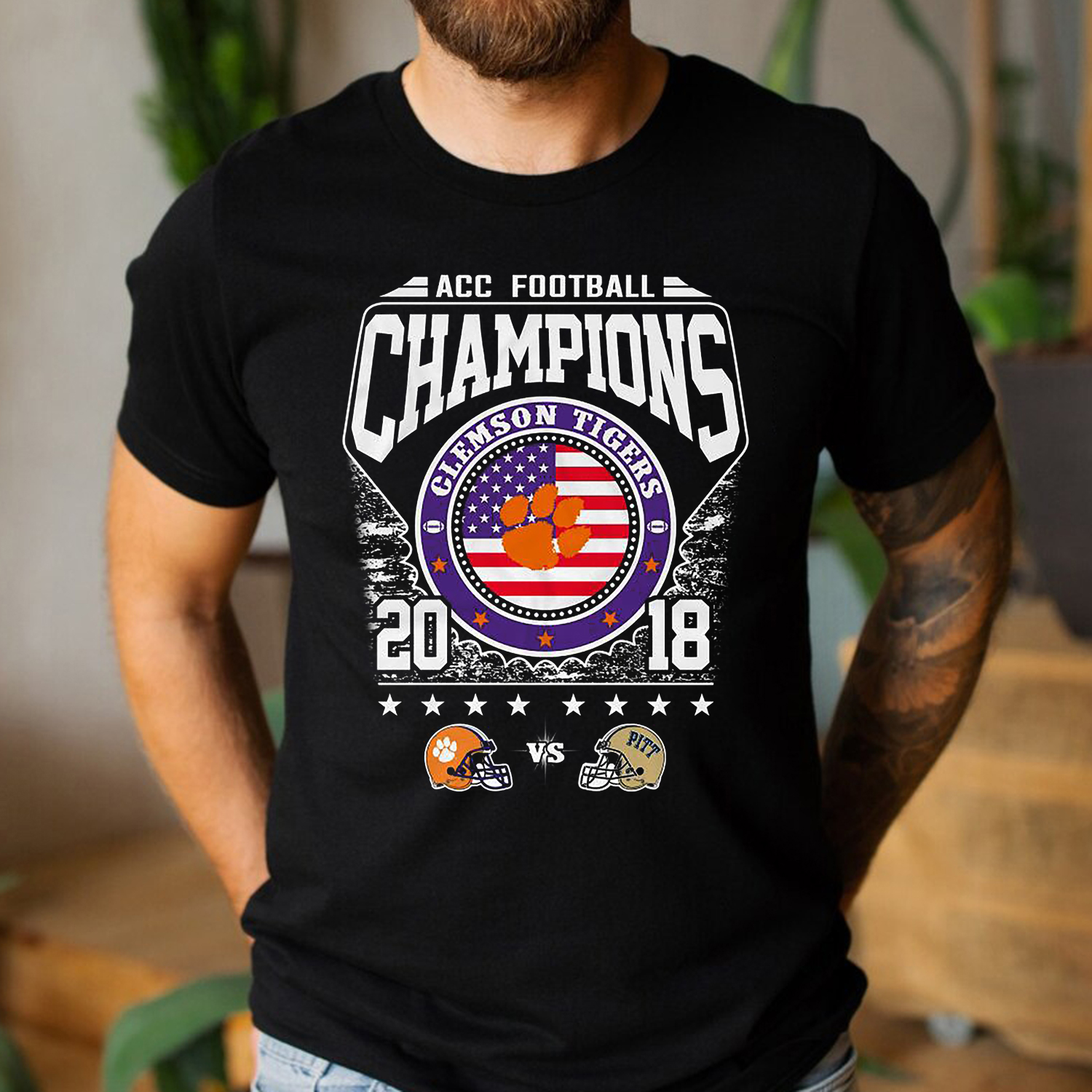 Clemson Tigers NCAA ACC Football Champions 2018 Shirt - Show Your Fan Spirit