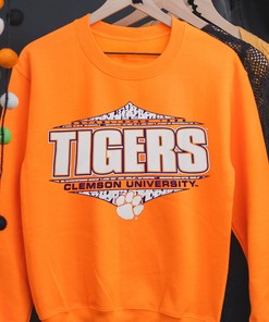 Clemson Tigers NCAA Crew Neck Sweatshirt - Perfect T-Shirt Hoodie for Fans