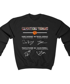 Clemson Tigers NCAA Members Signatures - Perfect T-Shirt Sweatshirt Hoodie for Fans