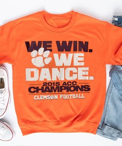 Clemson Tigers NCAA Men's 2015 ACC Champs Crewneck Sweatshirt - Show Your Fan Spirit