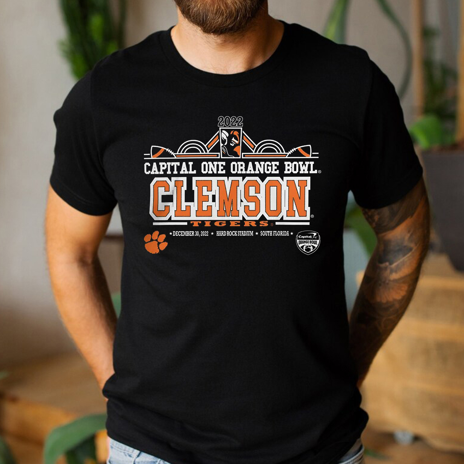 Clemson Tigers Orange Bowl Merchandise - T-Shirt Sweatshirt Hoodie for Fans