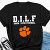 Clemson Tigers Strong like Mom - Superwoman NCAA T-Shirt Hoodie Sweatshirt for Fans