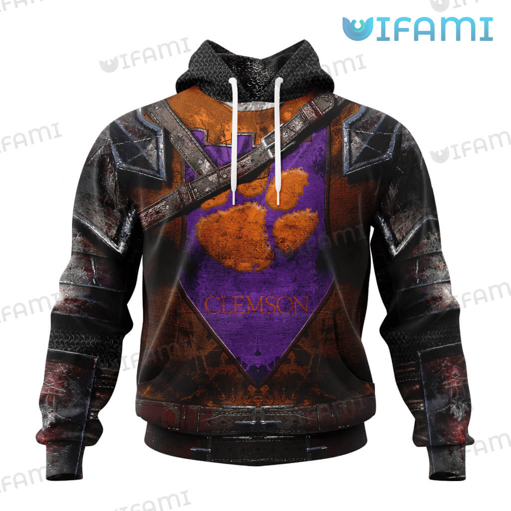Clemson Tigers Warriors 3D Hoodie With All Over Print Graphic