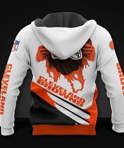 Cleveland Browns All Over Print Cool Graphic Hoodie Gifts For Fans