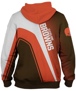 Cleveland Browns All Over Print Zip Hoodie Zip Hoodie Pullover Nfl