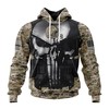 Cleveland Browns Camo Custom Name & Number All Over Print Hoodie Gifts For Fans